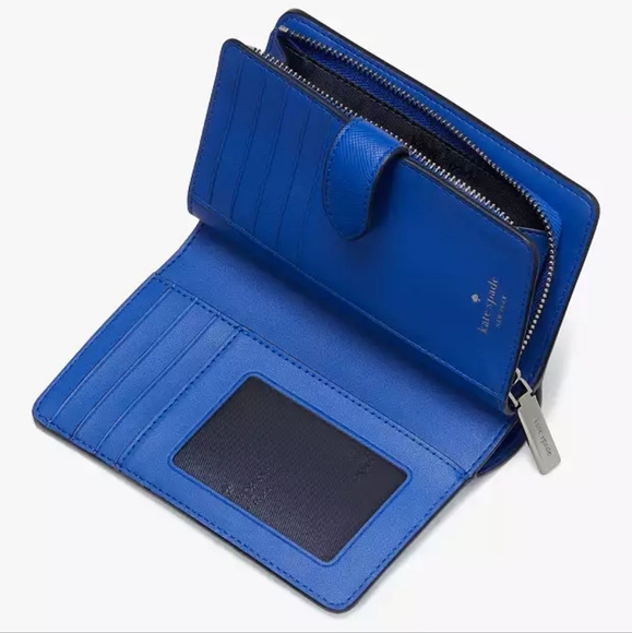 KATE SPADE | What a Catch 3D Fish Crossbody w/ Wave Stripe Wallet 2pc Set - Picture 10 of 11